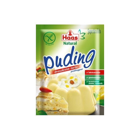 Haas nat.puding oroszkrém glut.ment.40g