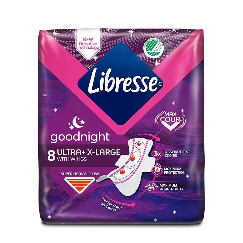 Libresse Goodnight Ultra Extra Large eü.bet.la.duopack 2x16db