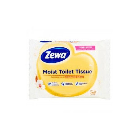 Zewa nedves toalettpapír almond 42db