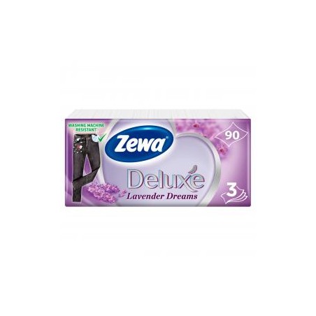 Zewa D. papírzsebkendő 3r.lavender 90db
