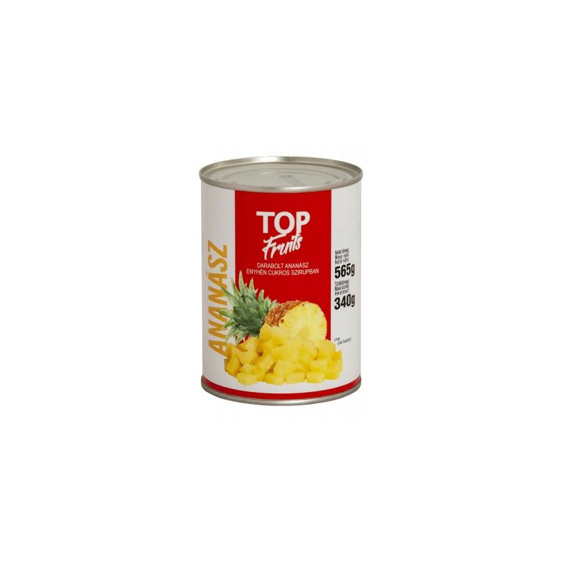 Ananász darabolt Top Fruits 565g/340g