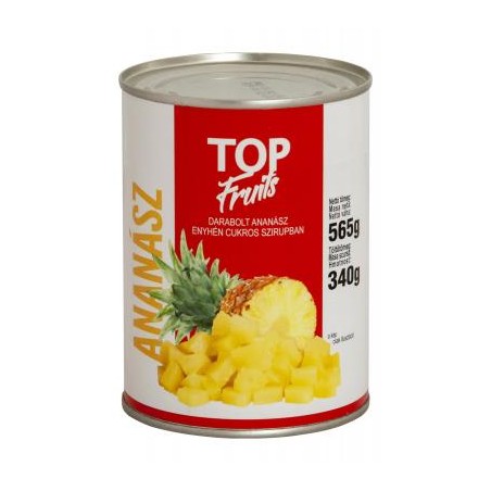 Ananász darabolt Top Fruits 565g/340g