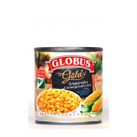 Globus szuperédes csem.kukorica340g/285g