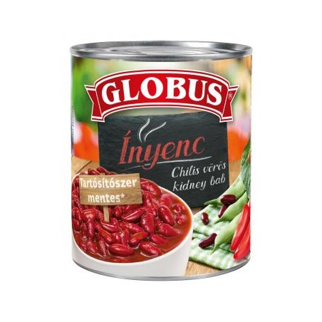 Globus vörösbab chilis szószban 400g
