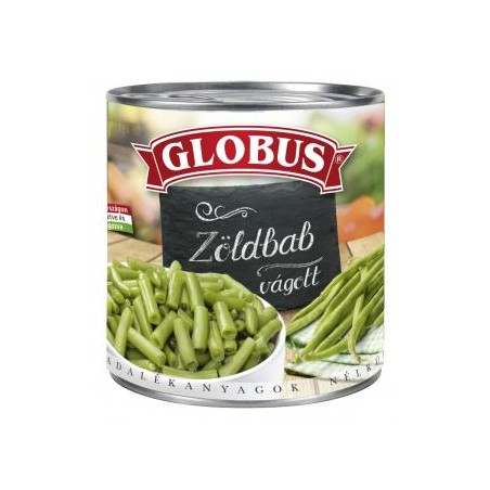 Globus zöldbab vágott 400g/225g