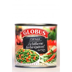 Globus zöldborsó bébirépával 400g/265g