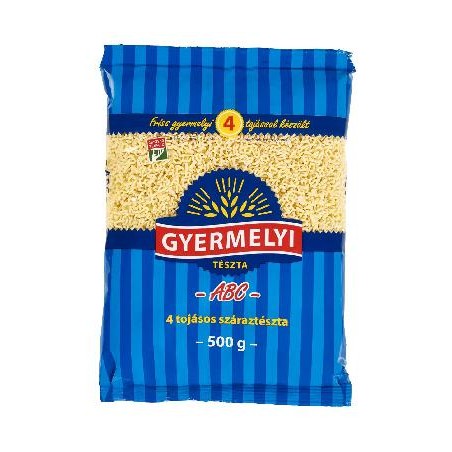 Gyerm. 4 toj. abc tészta 500g