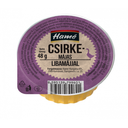 Hamé csirkemájas libamájjal 48g