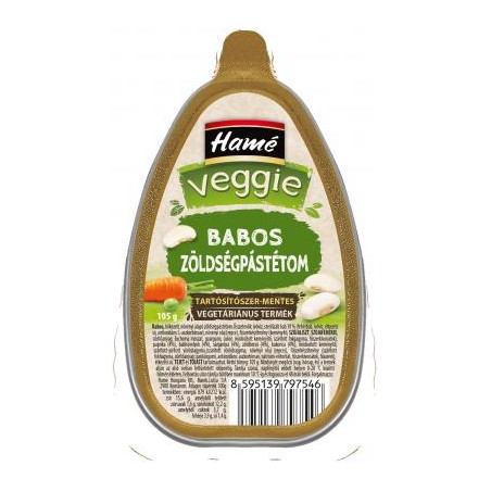 Hamé Veggie babos zöldségpástétom 105g