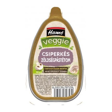 Hamé Veggie csiperkés zöldségpástét.105g