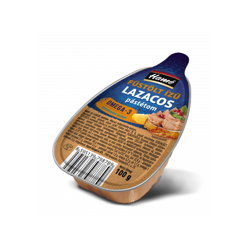 Hamé füstölt lazacos pástétom 100g