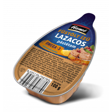 Hamé füstölt lazacos pástétom 100g