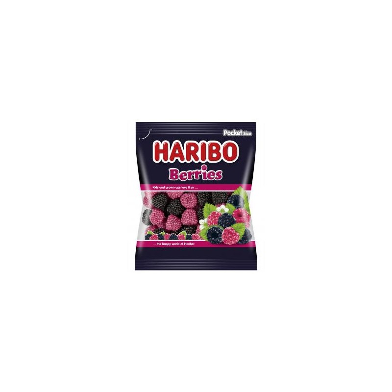 Haribo berries szeder-málna gumicukor 100g