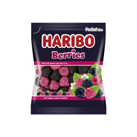Haribo berries szeder-málna gumicukor 100g