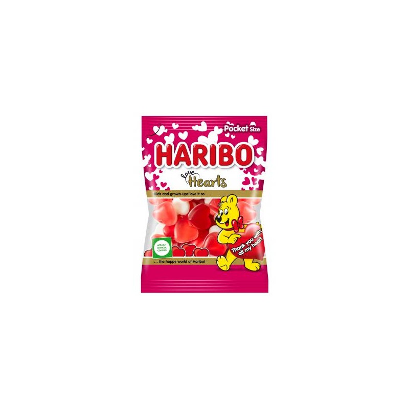 Haribo Love Hearts gumicukor 100g