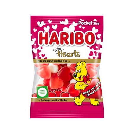 Haribo Love Hearts gumicukor 100g