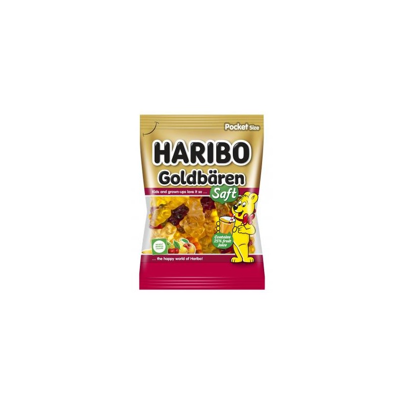 Haribo saft goldbaren gumicukor 85g