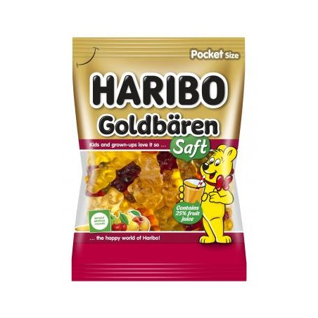 Haribo saft goldbaren gumicukor 85g