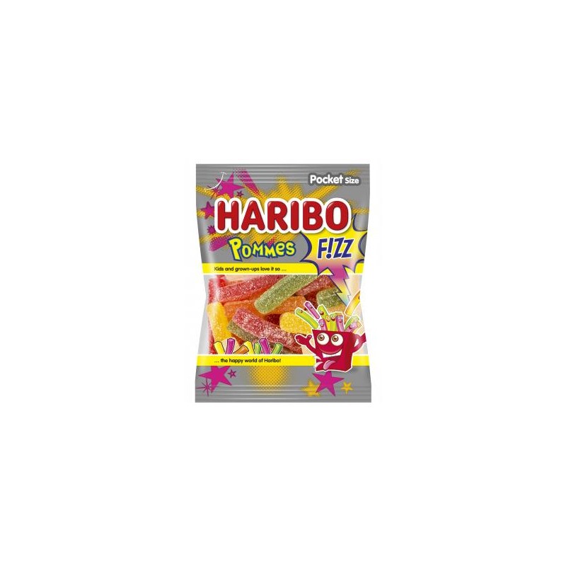 Haribo savanyú hasábburg.gumickor 100g