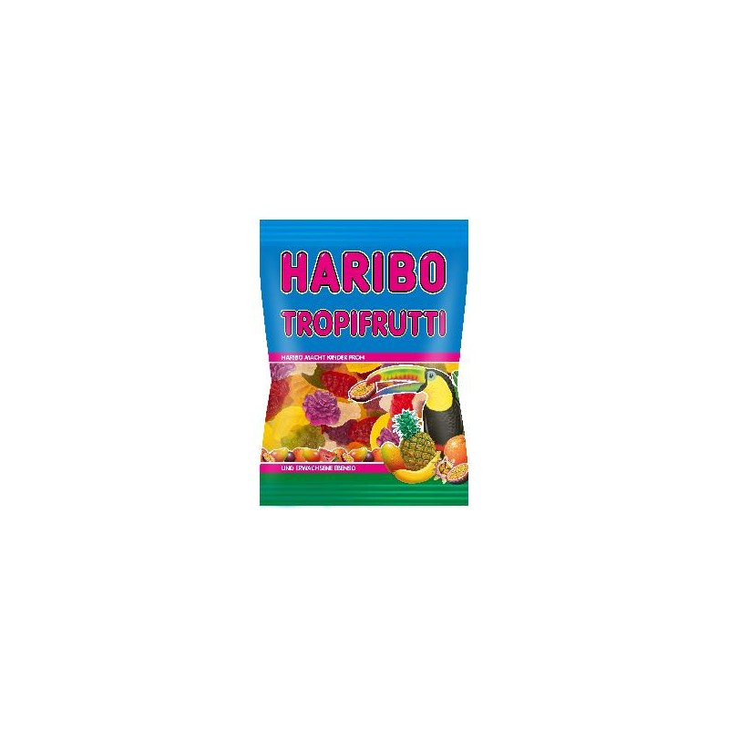 Haribo TopiFrutti trópusi gyümölcs gumicukor 100g