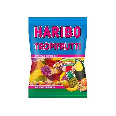 Haribo TopiFrutti trópusi gyümölcs gumicukor 100g
