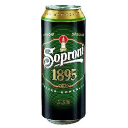 Soproni 0,5l dobozos sör 1895