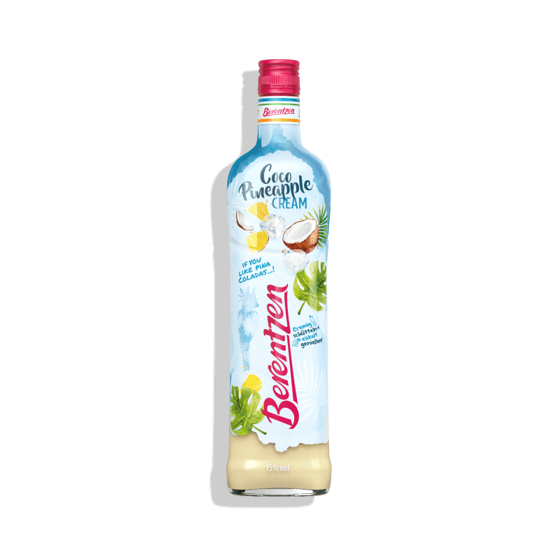 Berentzen Coco Pineapple Cream (Kókusz-Ananász) Likőr 0,7L,15%