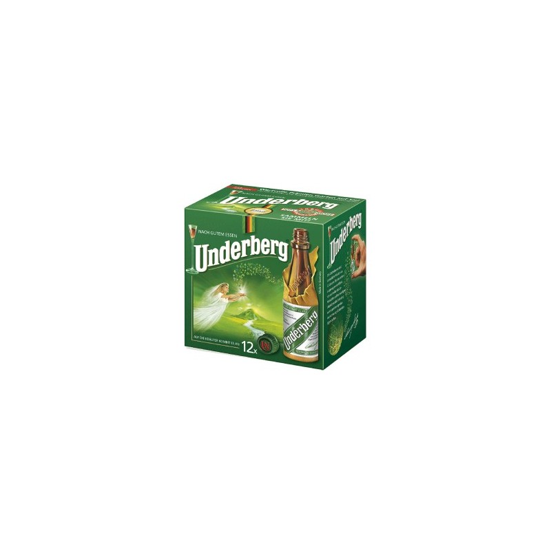 Underberg 44% keserű 12*0,02l Papír Díszdobozban