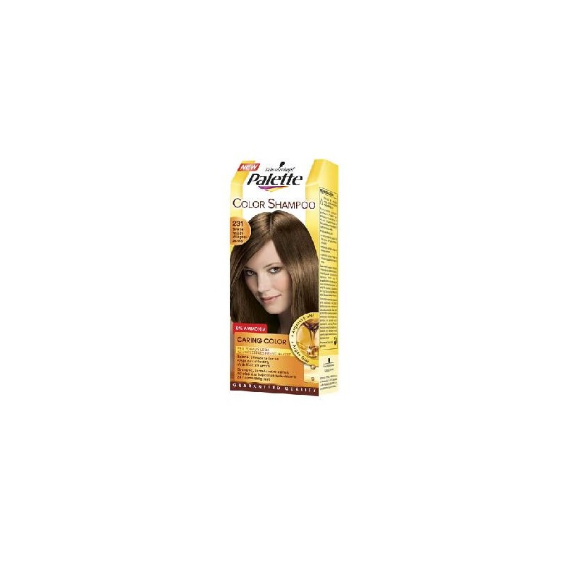 Schwarzkopf Palette Color Shampoo hajszínező 6-0 világosbarna (231)