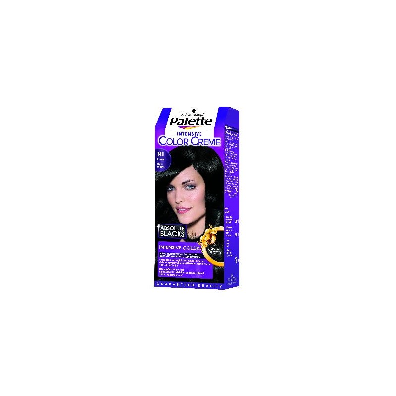 Schwarzkopf Palette Intensive Color Creme hajfesték N1 fekete