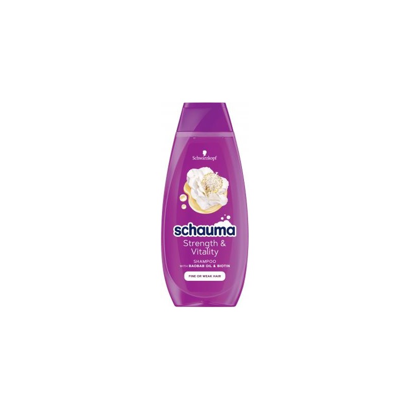 Schauma sampon strenght&vitality 400ml