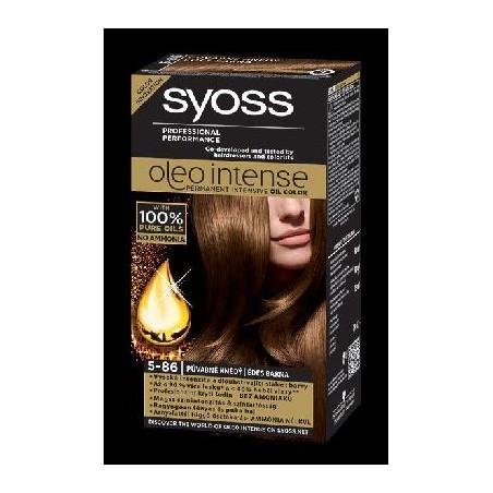 Syoss Color Oleo intenzív olaj hajfesték 5-86 édes barna
