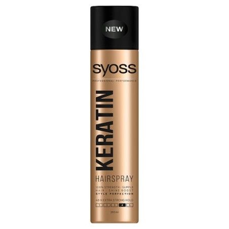 Syoss Keratin Style Perfection extra erős hajlakk 300 ml