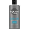 Syoss Clean&Cool sampon férfi - 440 ml