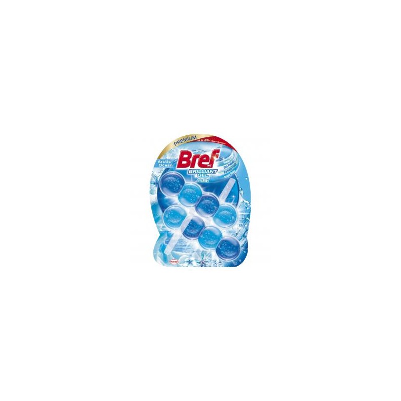 Bref Brilliant Gel Arctic Ocean WC illatosító (2x42 g) - 84 g
