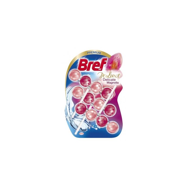 Bref Deluxe Magnolia WC frissítő 3 x 50 g