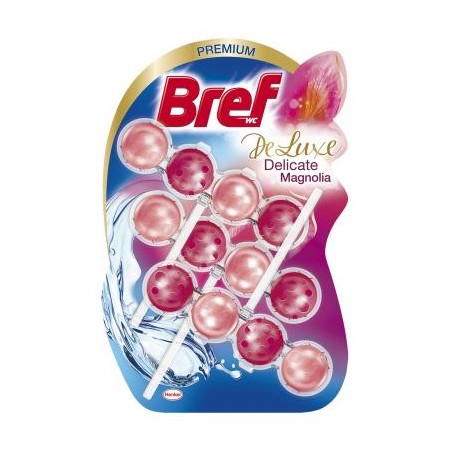 Bref Deluxe Magnolia WC frissítő 3 x 50 g