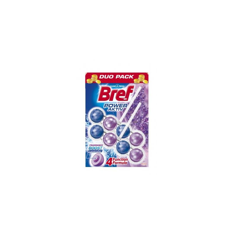 Bref Power Aktiv Lavender WC frissítő 2 x 50 g