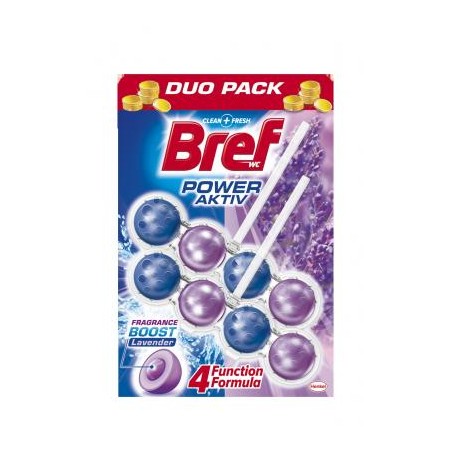 Bref Power Aktiv Lavender WC frissítő 2 x 50 g