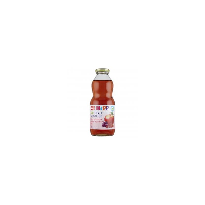 HiPP Bio Gluténmentes Piros gyümölcslé csipkebogyó teával, 4 hónapos kortól, 500 ml