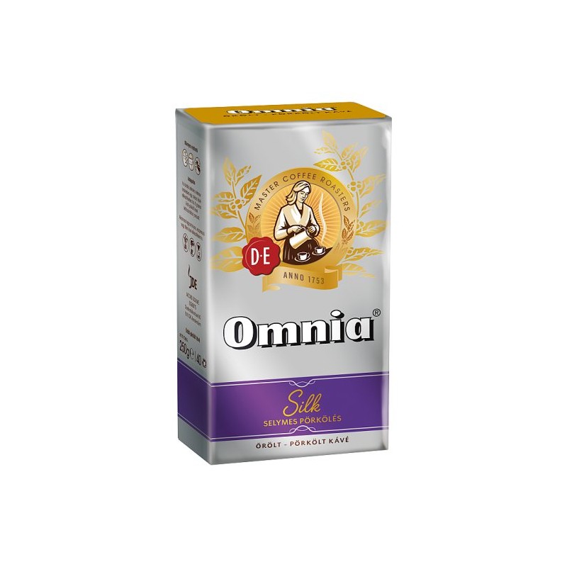 Douwe Egberts Omnia Silk őrölt-pörkölt kávé 250 g