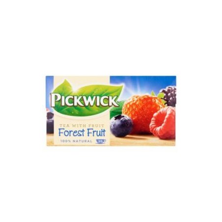 Pickwick Fekete tea 20 filteres erdei gyümölcs ízű