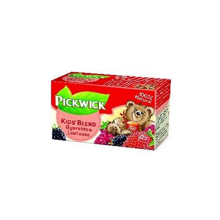 Pickwick Gyerektea erdeigyümölcsízű rooibos tea erdeigyümölcs darabokkal 20 filter 40 g