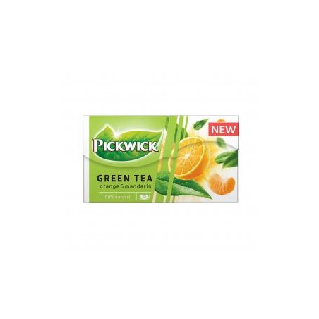 Pickwick mandarinízű zöld tea narancshéjjal 20 filter 30 g