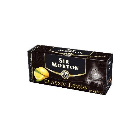 Sir Morton Classic Lemon citromízű fekete tea citromhéjjal 20 filter 30 g