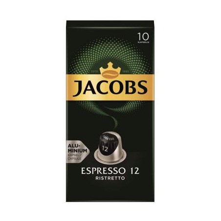 Jacobs Espresso 12 Ristretto Kávékapszula, 20 db