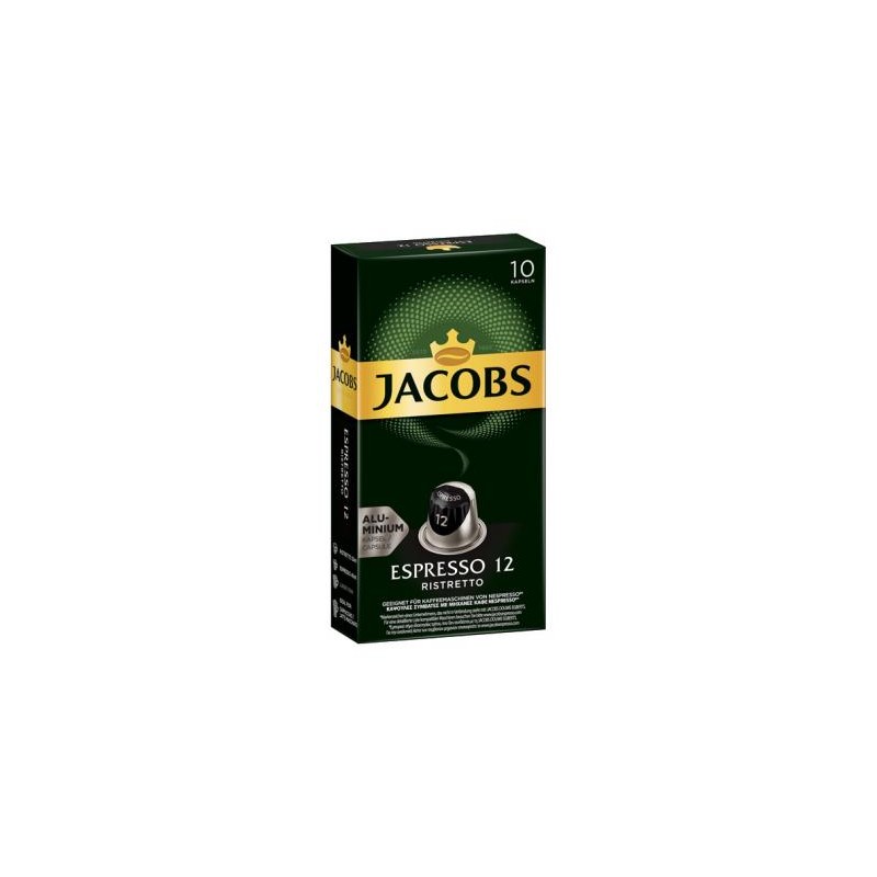 Jacobs Espresso 12 Ristretto Kávékapszula, 10 db