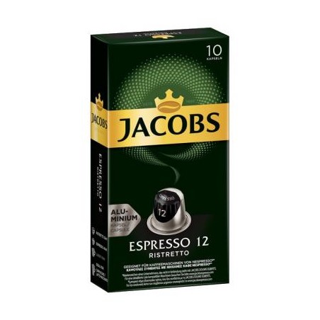 Jacobs Espresso 12 Ristretto Kávékapszula, 10 db