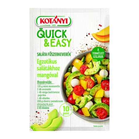 Kotányi Quick&Easy saláta fszk. klasszikus borssal 20g