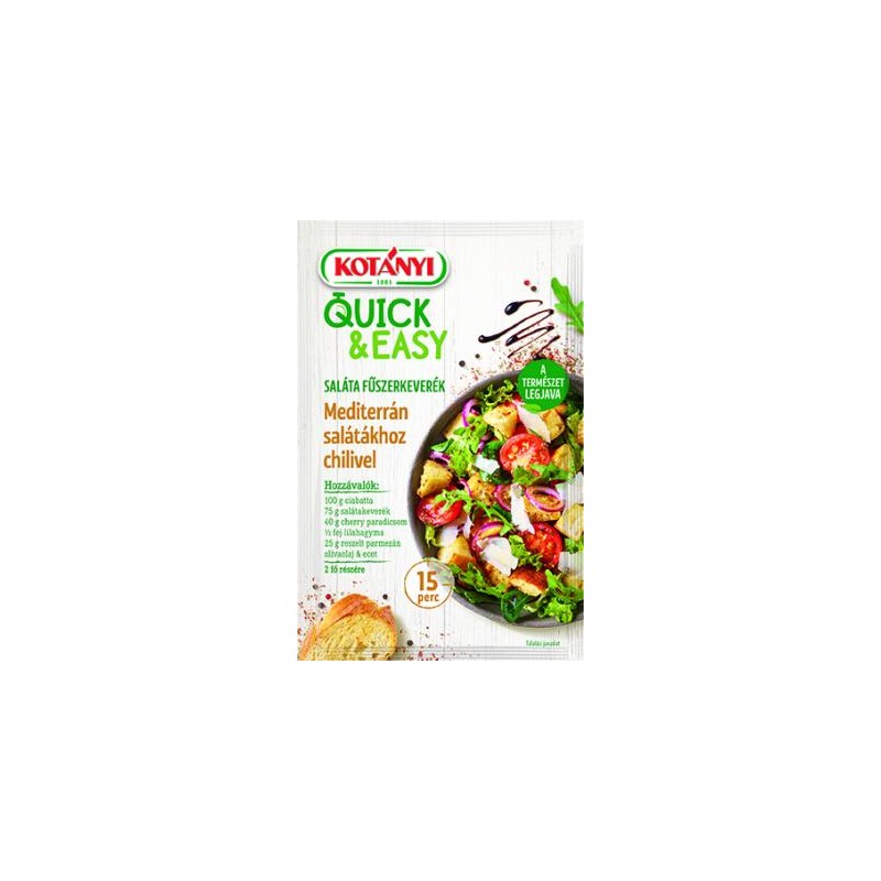 Kotányi Quick&Easy saláta fszk. mediterrán chilivel 20g